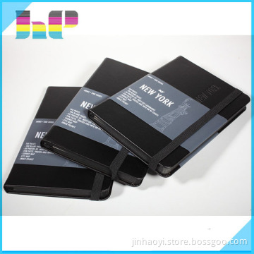 Custom leather hardcover case bound agenda printing